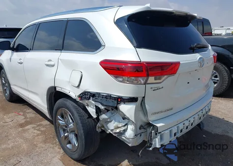 2019 Toyota Highlander Limited Platinum из США, поврежденный, VIN 5TDDZRFH5KS958544